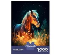 Rompecabezas De 1000 Piezas para Adultos Majestic Horse Rompecabezas Juegos Divertidos para La Diversión Familiar Cumpleaños Y Navidad 52x38cm/1000pcs
