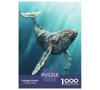 Rompecabezas De 1000 Piezas para Adultos Majestic Humpback Whale Rompecabezas Juegos Familiares Difícil Difícil Cumpleaños Y Navidad 70x50cm/1000pcs