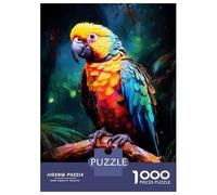 Rompecabezas De 1000 Piezas para Adultos Majestic Parrot Rompecabezas para Adultos Juguetes DIY Una Obra De Arte Regalo De Cumpleaños, Regalos, 70x50cm/1000pcs