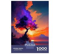 Rompecabezas De 1000 Piezas para Adultos Majestic Tree by The Lake Rompecabezas para Adultos Juegos Familiares Desafío Difícil para Cumpleaños, Navidad 52x38cm/1000pcs