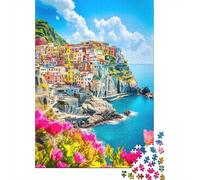 Rompecabezas De 1000 Piezas para Adultos Manarola, Italy A Colorful Coastal Gem Rompecabezas para Adultos Juegos Familiares Decoración Desafiante De Completar 70x50cm/1000pcs
