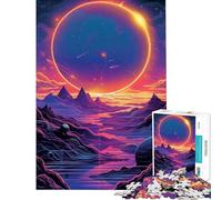 Rompecabezas de 1000 Piezas para Adultos Maravilloso Rompecabezas Espacial de Galaxia para Adultos Juegos relajantes Carrera de Velocidad Manual Gran Regalo para los Amantes de los Juegos (38x52cm)