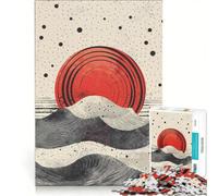 Rompecabezas de 1000 Piezas para Adultos: Marea Roja, Juego Educativo, Entrena tu Cerebro y Tus Manos, Mejora el Amor Entre Parejas 50x75cm