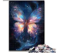 Rompecabezas de 1000 Piezas para Adultos Mariposa de Otro Universo Hecho de Madera, Mayores de 14 años 50x75cm Desafiante y entretenido, Actividad Familiar