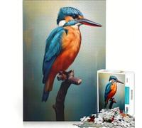 Rompecabezas de 1000 Piezas para Adultos Martín Pescador en Busca de Aventuras Juegos Familiares Divertidos y con Humor cumpleaños 38x26cm