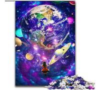 Rompecabezas de 1000 Piezas para Adultos Más allá de Las Estrellas. Rompecabezas de 1000 Piezas para Adolescentes, Ideal para Decorar el hogar o Regalar (tamaño 26x38cm).
