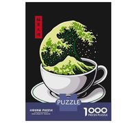 Rompecabezas De 1000 Piezas para Adultos Matcha Great Wave Rompecabezas para Adultos Juguetes Antiestrés Pero Divertido Y Humorístico 52x38cm/1000pcs