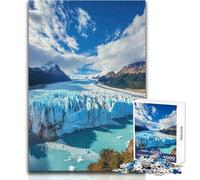 Rompecabezas de 1000 Piezas para Adultos, Mente, con paisajes Naturales y glaciares (tamaño 38x52cm)