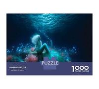 Rompecabezas De 1000 Piezas para Adultos Mermaid Fantasy Underwater Rompecabezas para Adultos Juego De Ingenio Decoración Difícil Y Desafiante 70x50cm/1000pcs
