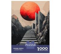 Rompecabezas De 1000 Piezas para Adultos Minimalist Space Rompecabezas Juguetes Antiestrés Decoración del Hogar Difícil Y Desafiante 38x26cm/1000pcs