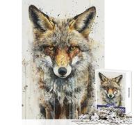 Rompecabezas de 1000 Piezas para Adultos Mirada de lo Salvaje Juego práctico para aliviar el estrés Juguetes de decoración para el hogar Que mejoran el Amor Entre Parejas (38x26cm)