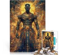 Rompecabezas de 1000 Piezas para Adultos Mitología egipcia Madera,para Mayores de 14 años Juego Intelectual de Juguete Regalos para Amigos y Familiares。tamaño:50x75cm/19.68x29.52pulgada