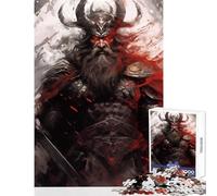 Rompecabezas de 1000 Piezas para Adultos mitología nórdica decoración del hogar Juguetes Ideas de Regalo Juego Educativo Adecuado para decoración de Escritorio tamaño 38x52cm