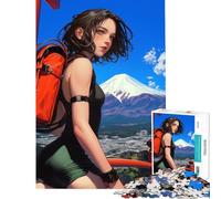 Rompecabezas de 1000 Piezas para Adultos Mochila Wanderlust Juguetes educativos para niñas Juegos educativos Gran Regalo Vacaciones en casa Matar el Tiempo (tamaño 50x75cm)
