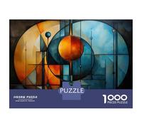 Rompecabezas De 1000 Piezas para Adultos Modern Abstract Wall Art Rompecabezas para Adultos Juegos Relajantes Difícil Oferta Difícil como Regalo para Toda La Familia 52x38cm/1000pcs