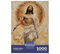 Rompecabezas De 1000 Piezas para Adultos Modern Jesus Painting Rompecabezas para Adultos Juegos De Relajación Desafío Difícil Ayuda A Ejercitar El Cerebro 52x38cm/1000pcs