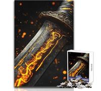 Rompecabezas de 1000 Piezas para Adultos, Molten Fury Blade, Disfruta de Momentos de Paz y Tranquilidad, Juguete de Corte de Alta precisión, tamaño 50x75cm