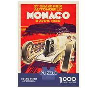Rompecabezas De 1000 Piezas para Adultos Monaco Grand Prix 1931 Rompecabezas para Adultos Juguetes Antiestrés Análisis Y Lógica Desafiante De Completar 70x50cm/1000pcs