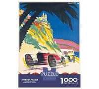Rompecabezas De 1000 Piezas para Adultos Monaco Grand Prix 1933 Rompecabezas para Adultos Juguetes Antiestrés para La Diversión Familiar Regalos De Cumpleaños Y Únicos 38x26cm/1000pcs