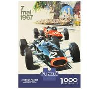 Rompecabezas De 1000 Piezas para Adultos Monaco Grand Prix 1967 Rompecabezas para Adultos Juego Familiar Difícil Difícil Y Desafiante 52x38cm/1000pcs