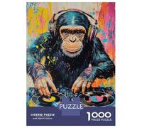 Rompecabezas De 1000 Piezas para Adultos Monkey Beats-8 Rompecabezas Juegos Familiares Difícil Difícil Cumpleaños Y Navidad 38x26cm/1000pcs