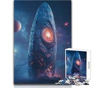 Rompecabezas de 1000 Piezas para Adultos, monolito Espacial Antiguo, Juguete de Juego Intelectual, análisis y lógica, Regalo de cumpleaños, tamaño 50x75cm