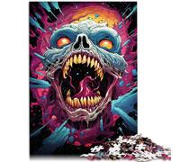 Rompecabezas de 1000 piezas para adultos, monstruos del espacio, juego práctico, regalos únicos de cumpleaños y Navidad, 19.7" x 29.5", para adolescentes de 14 años y más