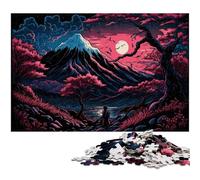 Rompecabezas de 1000 Piezas para Adultos, Monte Fuji, Rompecabezas Imposible, Bricolaje, decoración del hogar, Regalo, Juego de ingenio, 50x75cm/19,68x29,52 Pulgadas