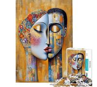 Rompecabezas de 1000 Piezas para Adultos Mosaico Besos Juguetes antiestrés para Adultos Vacaciones en casa Matar el Tiempo Ayuda a ejercitar el Cerebro (tamaño 50x75cm)