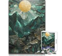 Rompecabezas de 1000 Piezas para Adultos, Mosaico El Dorado Kintsugi, cumpleaños, para niños de 14 años o más (tamaño 38x26cm)