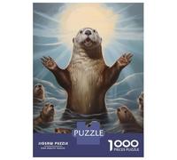 Rompecabezas De 1000 Piezas para Adultos Moses Otter Rompecabezas para Adultos: Análisis Práctico del Juego Y Lógica, Toda La Familia 70x50cm/1000pcs