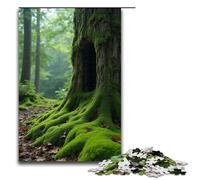 Rompecabezas de 1000 Piezas para Adultos Moss Well Silence Rompecabezas de Madera Juego desafiante 1000 Piezas (75 x 50 cm)