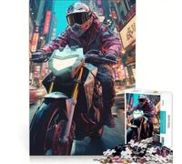 Rompecabezas de 1000 Piezas para Adultos, Moto Japonesa Swag, Juego Imposible, Actividades Divertidas para Hacer en casa, colección de Artistas, Bellas Artes 50x75cm