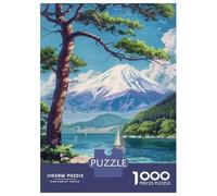 Rompecabezas De 1000 Piezas para Adultos Mount Fuji in Japan Rompecabezas para Adultos Juego Familiar Vacaciones En Casa Matar El Tiempo Difícil Y Desafiante 52x38cm/1000pcs
