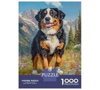 Rompecabezas De 1000 Piezas para Adultos Mountain Dog in Sneakers Rompecabezas para Adultos Juego Familiar Vacaciones En Casa Matar El Tiempo Desafiante De Completar 52x38cm/1000pcs