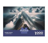 Rompecabezas De 1000 Piezas para Adultos Mountain Peak Adventure Rompecabezas para Adultos Juegos Familiares Carrera De Velocidad Manual Regalo De Cumpleaños, Regalos, 38x26cm/1000pcs