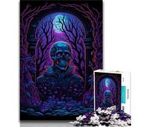 Rompecabezas de 1000 Piezas para Adultos Muere en Paz, Rompecabezas para Adolescentes, Juguetes de Entretenimiento Familiar con póster y Hoja de Trivia a Juego (tamaño 38x26cm)