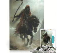 Rompecabezas de 1000 Piezas para Adultos: Muertes en un Viaje Espeluznante, Juegos Divertidos, interacción Entre Padres e Hijos, Cada Pieza es única 38x52cm