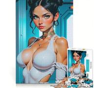 Rompecabezas de 1000 Piezas para Adultos Mujer de Anime de Ciencia ficción Juegos educativos Mejora la Memoria cumpleaños y Navidad 50x75cm