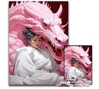 Rompecabezas de 1000 Piezas para Adultos Mujer descansando bajo el dragón 14b Rompecabezas Imposible para Adultos Regalo para Hombres y Mujeres para Ocasiones Especiales 1000 Piezas (75 x 50 cm)