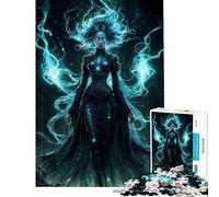 Rompecabezas de 1000 Piezas para Adultos Mujer Duquesa de la Oscuridad Ideal para cumpleaños y Navidad Juego de ingenio Hand Speed Race para Mayores de 14 años (38x52cm)