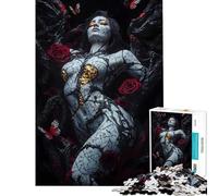 Rompecabezas de 1000 Piezas para Adultos Mujer Entre vides y Rosas Diversión en casa Ideal para Pasar el rato Durante Las Vacaciones Juego de ingenio Apto para Mayores de 14 años (50x75cm)