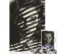 Rompecabezas de 1000 Piezas para Adultos Mujer Tras persianas Juguete Educativo Regalo de cumpleaños Juegos de Relax colección de Artistas Bellas Artes tamaño 38x26cm