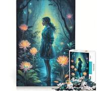 Rompecabezas de 1000 Piezas para Adultos Mundo Mágico de Maravillas Juego Interactivo Mejora la Memoria Colección de Artistas Bellas Artes 38x26cm