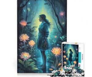 Rompecabezas de 1000 Piezas para Adultos Mundo Mágico de Maravillas Juego Interactivo Mejora la Memoria Colección de Artistas Bellas Artes 38x26cm