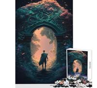 Rompecabezas de 1000 Piezas para Adultos Mundos místicos fantasía Juguetes antiestrés Regalos de Amigo Secreto Juegos educativos Cada Pieza es única Tamaño: 38x52cm