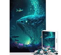 Rompecabezas de 1000 Piezas para Adultos Mundos místicos océano Juguetes antiestrés Grandes Regalos y Juguetes Juegos de relajación Cada Pieza es única - Tamaño 38x26cm