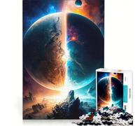 Rompecabezas de 1000 Piezas para Adultos Mundos Paralelos Decoración de Pared de Juguete para diversión Familiar Regalo de cumpleaños Regalos de Viaje 50x75cm