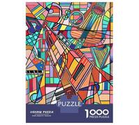 Rompecabezas De 1000 Piezas para Adultos Music and Geometry Rompecabezas para Adultos Juegos Familiares para La Diversión Familiar Regalo De Cumpleaños, Regalos, 52x38cm/1000pcs