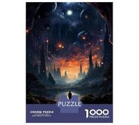 Rompecabezas De 1000 Piezas para Adultos Mysterious Universe Rompecabezas para Adultos Juguetes Antiestrés Patrón De Ensamblaje Cumpleaños 70x50cm/1000pcs